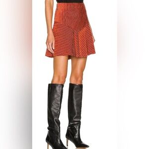 NWT Free People Camden Mini Skirt in Color: Ginger Snap